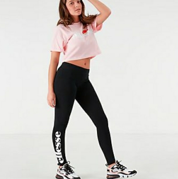 ☆NWT☆ELLESSE SOLOS 2 Juniors Black Athletic Leggings☆Small☆ - Picture 2 of 13
